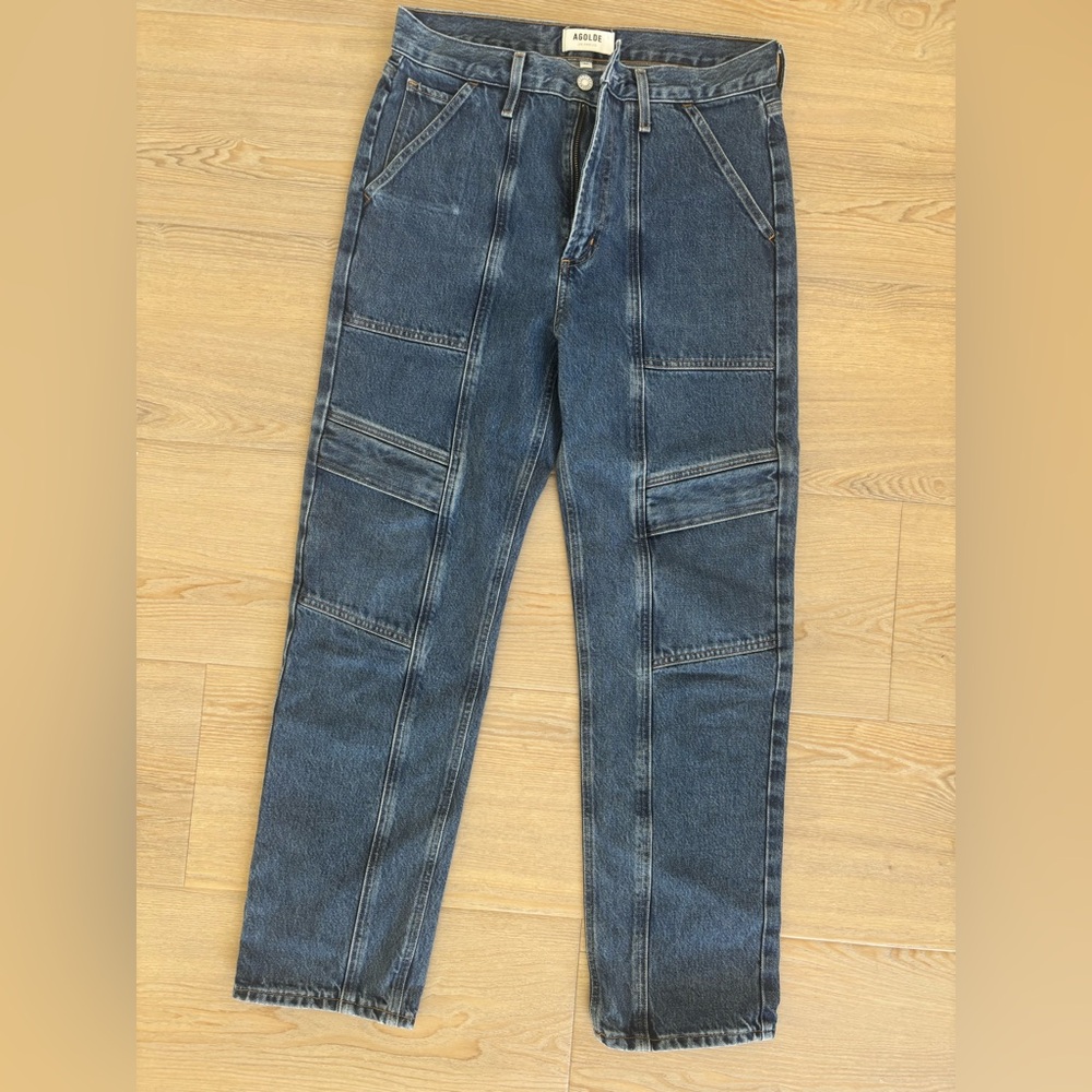 Women’s agolde denim cargo jeans